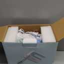 Hand Mixer Electric Handheld, 5-Speed Handheld Mixer, 380W Electric Mixer with Stainless Steel Whisk Beater Attachments, Snap-On Storage Case, Measuring Cups, Kitchen Cake Mixers for Baking Supplies (B-Mint Green)