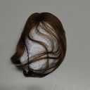 TESS Clip in Bangs Real Human Hair 360 3D Cover Clip on Bangs for Women Daily Wear Natural Look 10 Inch Wispy, Medium Brown