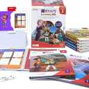 BYJUS Learning Kits: Disney, 2nd Grade Premium Edition (App + 8 Workbooks) Ages 6-8, Featuring Disney & Pixar Characters - Learn Grammar, Multiplication/Division & Writing - Osmo Fire base included