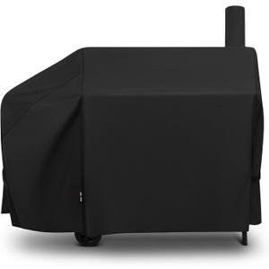 Unicook Offset Smoker Cover 60 Inch, Outdoor Heavy Duty Waterproof Charcoal BBQ Grill Cover, Fade Resistant, Compatible for Brinkmann, Char-Broil, Royal Gourmet and More, Black Unicook Offset Smoker Cover 60 Inch, Outdoor Heavy Duty Waterproof Charcoal BBQ Grill Cover, Fade Resistant, Compatible for Brinkmann, Char-Broil, Royal Gourmet and More, Black