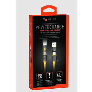 HELIX 240W USB-C FLASHLIGHT CABLE