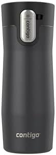Contigo West Loop 3.0 Stainless Steel Insulated Travel Mug, Leak Proof with AutoSeal Lid, 16oz, Matte Black