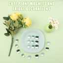 18pcs Plant Magnets, Cute Fridge Magnets Funny Aesthetic Succulent Magnets for Locker Desk Accessories Magnetic Plant Decorative Magnets for Kitchen Refrigerator Office Whiteboard