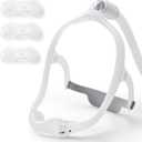 Nasal Frame Assembly for Philips Respironics DreamWear, Upgrade Silicone Soft Sealing Nose Mask Reusable Pillow Supplies with 3 x Pillow
