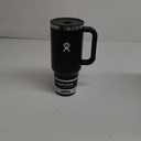 Hydro Flask 40 Oz Travel Tumbler with Handle, Lid and Straw - Insulated Stainless Steel in Black