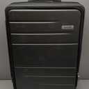 LUGGEX 28 Inch Luggage with Spinner Wheels, Expandable PC Hard Shell Checked Suitcase with Front Opening, Lightweight (Charcoal Metallic, 28 Inch)