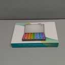 Extra Large Weekly Pill Organizer 4 Times a Day, Fullicon XXL Large Pill Box, 7 Day Medicine Organizer, Black Pill case for Vitamin/Fish Oil/Supplements (Multicolor)