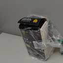 TitanFlex Heavy Duty Black Industrial Nitrile Gloves with Raised Diamond Texture, Latex Free (6mil/8mil) (02 8mil (100ct))