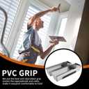 12" Stainless Steel Mud Pan,Anti-slip Base,Sheared Sides to Clean Knives, Hold Joint Compound, Drywall and Plaster