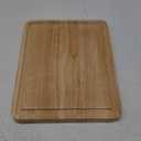 KitchenAid Classic Rubberwood Cutting Board with Perimeter Trench, Reversible Chopping Board, 8-inch x 10-Inch, Natural