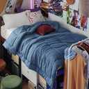 Bedsure Comforter Duvet Insert - Quilted Comforters Twin Size, All Season Duvet, GentleSoft Down Alternative Bedding, with 8 Tabs, Gifts for Women/Men, Dark Slate Blue, Twin 88 x 68 Inches