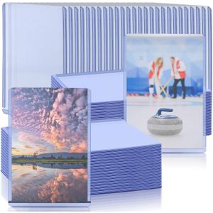 Vmiapxo 50 Pack 4" x 6" Hard Plastic Card Sleeves, Waterproof Photo Card Sleeve for Trading Card, Sports Baseball Card, Postcard, Clear Double Sided Display Collector and Protector Vmiapxo 50 Pack 4" x 6" Hard Plastic Card Sleeves, Waterproof Photo Card Sleeve for Trading Card, Sports Baseball Card, Postcard, Clear Double Sided Display Collector and Protector