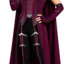 AMNPOLEN Womens Cosplay Costume Red Cloak Top Pants Full Set Adults Halloween Party Fancy Dress Up Outfits (Medium, Female)