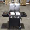 Nexgrill 3-Burner Propane Gas Grill with Side Tables, 27,000BTUs, Stainless Steel Lid, Spacious 429 SQ. In. Cooking Space, BBQ Grill for Outdoor Cooking, Patios, Parties, and More - 720-1012