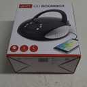 GPX, Inc. Portable Top-Loading CD Boombox with AM/FM Radio and 3.5mm Line in for MP3 Device - Black (Pack of 1)