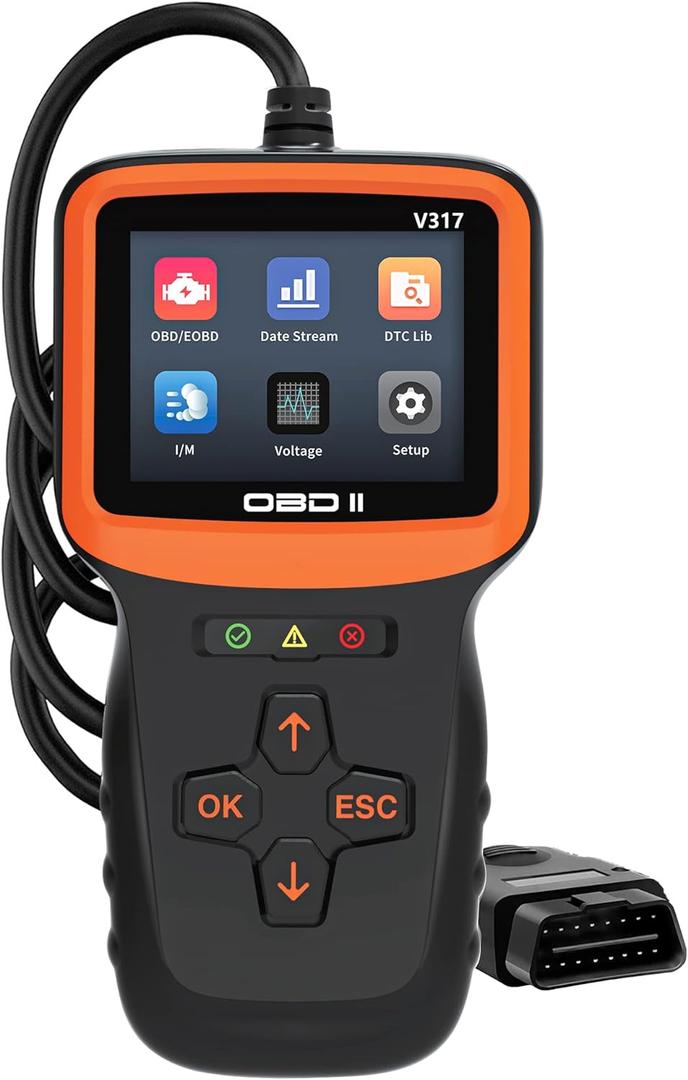 Zmoon OBD2 Scanner Diagnostic Tool, Vehicle Check Engine Code Readers with Reset & I/M Readiness & More, Car OBDII/EOBD Diagnostic Scan Tool for All Vehicles After 1996