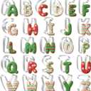 Alphabet Letter Cookie Cutter Set, 26 PCS 2.8 Inch Large Alphabet Cookie Cutters Stainless Steel Cookies Cutter Set Fondant Biscuit Fruit Dough Mold Tools for Christmas, Birthday Party Decorations