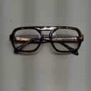 VISOONE Aviator Blue Light Blocking Glasses TR90 Anti-Glare Women Men JANE (Tortoise)