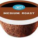 Amazon Brand - Happy Belly Medium Roast Compostable Coffee Pods, Compatible with K-Cup Brewer, 96 Count