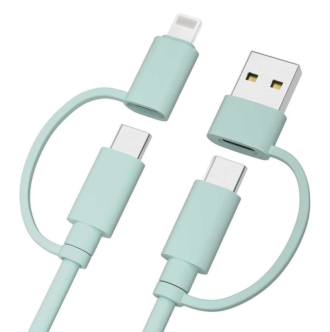 Elebase for Samsung Galaxy Tab S10 Charging Cable 10FT,60W Fast Charger Cable,USB C Power Cord with USBA Converter/iOS/Type C for Galaxy Tab S9 S8 S7 S25 S24,A56 A55 A54 A53 Plus Ultra,Z Flip Fold 7