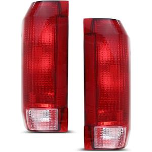 PIT66 Tail Lights Compatible With Ford F150 Bronco 1990-1996 /Fit F250 F350 1990-1997 Tail Lamp Rear Tail Lights Assembly Left Driver And Right Passenger Side Luz Trasera