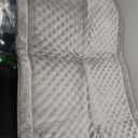 Gray Dog Crate Pad 48x30 inch Memory Foam Large Dog Kennel Bed Soft Flannel Washable Anti Slip Puppy Sleeping Mat,Grey