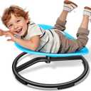 Spinning Chair for Autistic Kids, Sensory Swivel Chair, 220LBS Weight Capacity, Sensory Toy for Children with ADHD/Autism, Training Body Coordination, 3+ Years (Blue)