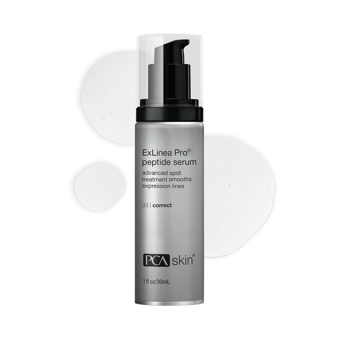 PCA SKIN ExLinea Pro Peptide Serum for Face, Peptide Complex, Helps Lift, Tighten, and Firm Skin and Reduces Wrinkle Depths, Hydrating Anti Aging for Women