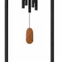 63'' Freestanding Wind Chime Stand with Weighted Base, Metal Arch Hanging Stand for Patio, Porch, Garden & Indoor Use, Decorative Holder for Wind Chimes, Bird Feeders, Hanging Plants, Lanterns