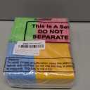 Zhengmy 200 Pieces Sponges Kitchen Compressed Sponges Bulk Natural Dish Sponge Compressed Wood Pulp Cleaning Sponge Without Scratching for Kitchen Bathroom, 3.9 x 2.4 x 0.12 Inch (Multicolor)