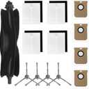 Replacement Parts Compatible with Eufy L60/L50 Series Robot Vacuums, Accessories Including 1 Main Brush, 4 Hepa Filters, 4 Side Brushes, 4 Dust Bags
