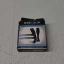 Physix Gear Compression Socks 20-30 mmHg - Men & Women - Running, Nurses, Shin Splints, Flight, Travel (Black/Blue)