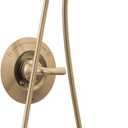 Delta Arvo 14 Series Brushed Gold Bathtub Shower Faucet Set with In2ition 2-in-1 Dual Shower Head with Handheld Spray Combo, Valve Trim Kit, Champagne Bronze 144840-CZ-I (Valve Included)