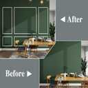 Peel and Stick Wall Molding Kit, 3D Premade Accent Molding Decorative Strips for Interior Wall Moulding Decor, Self Adhesive Decorative Strips(2*(30"×63"+30"×23")+(70"×63"+70"×23"))