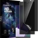 2 Pack Privacy Screen Protector for Samsung Galaxy Note 20 Ultra [Not Glass], Anti-spy Flexible TPU Screen Protector, Support Fingerprint Unlock Full Coverage