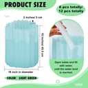 Geetery 6 Pcs Gardener Insulating Plant Protector Early Season Plant Protector Wall of Water Tomato Gardening for Antifrost Cold Weather