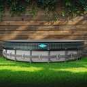 POOLHACKER 21FT Round Pool Cover, Pool Covers for Above Ground Pools, Winter Pool Cover, Above Ground Pool Cover, Tear-Resistant & Dustproof（Black）
