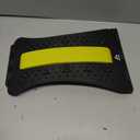 Back Stretcher for Lower Back Pain Relief - 4 Level Adjustable Lumbar Support Board, ABS Frame with Soft NBR Foam Cracker Device for Scoliosis/Spine Decompression (Yellow)