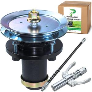 539131898 Spindle Assembly with Pulley for Husqvarna 61" Mowers | Replace Husqvarna 539131898, 539113300 Pulley for Husqvarna MZ61 MZT61 MZ6128 FD 61 MZ 6128 ZT MZT 61 BF Dixon Ultra 61 Deck