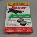 Tomcat Rat and Mouse Killer Disposable Stations for Indoor/Outdoor Use: Child and Dog Resistant, Pre-Filled, Easy Monitoring, 2-Pack
