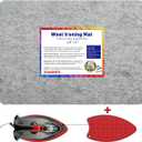 ZOMONETI 17" x 13.5" Wool Pressing Mat 100% New Zealand Felted Wool Ironing Mat Pad Blanket for Quilter, Sewing, Quilting Supplies and Notions