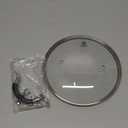 8 Inch Tempered Glass Lid Compatible with 8" Lodge Cast Iron Skillet and 2 Quart Serving Pots