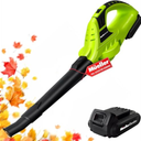 Mueller UltraStorm Cordless Leaf - Snow Blower, 130 MPH, 180 CFM Powerful Motor, Electric Leaf Blower for Lawn Care, Battery Powered Blower for Snow Condition May Vary
