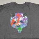Panda Shirt Red Spray Paint Street Art Graffiti Gift, XL