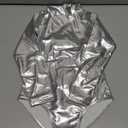 Girls Metallic Unitard Toddler Sparkly Tumbling Gymnastics Dance Leotard Mock Neck Long Sleeve Zipper Back Bodysuit, Silver, M