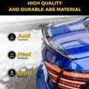 Xprite Rear Spoiler Wing Compatible with 2021 2022 2023 2024 2025 2026 Honda Civic Sedan Sport 11th Civic Rear Spoiler Wing Lip for Honda Civic Sedan (Glossy Black)