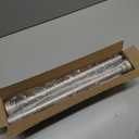 Thestoa Brushed Nickel Shower Curtain Rod Adjustable 43-78 inch, 1"Diameter Spring Tension Curtain Rod No Drill, Anti-Rust Non-Slip Shower Rod for Bathroom Tension Rod