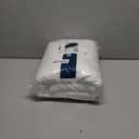 Bedsure Linen Sheets - Queen Size Bed, Blend from Linen Cotton Bedsheets, Breathable Cotton Bedsheets, Gifts for All Seasons, 4 Pieces, Pure White