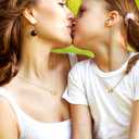 Ursteel Stocking Stuffers for Teen Girls Women - Christmas Gifts for Grandkids, 14K Gold Plated Initial Heart Necklace for Women Trendy, Dainty Letter A-Z Lockets Necklaces Personalized