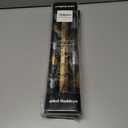 2 x Garbendy Black Gold Foil Christmas Wrapping Paper Roll - Mini Roll - 17 inch X 120 inch Per roll - Reversible 3 Different Design with Glitter Metallic Foil Shine (42.5 sq.ft.ttl)